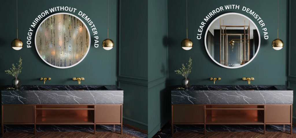 fogless mirror