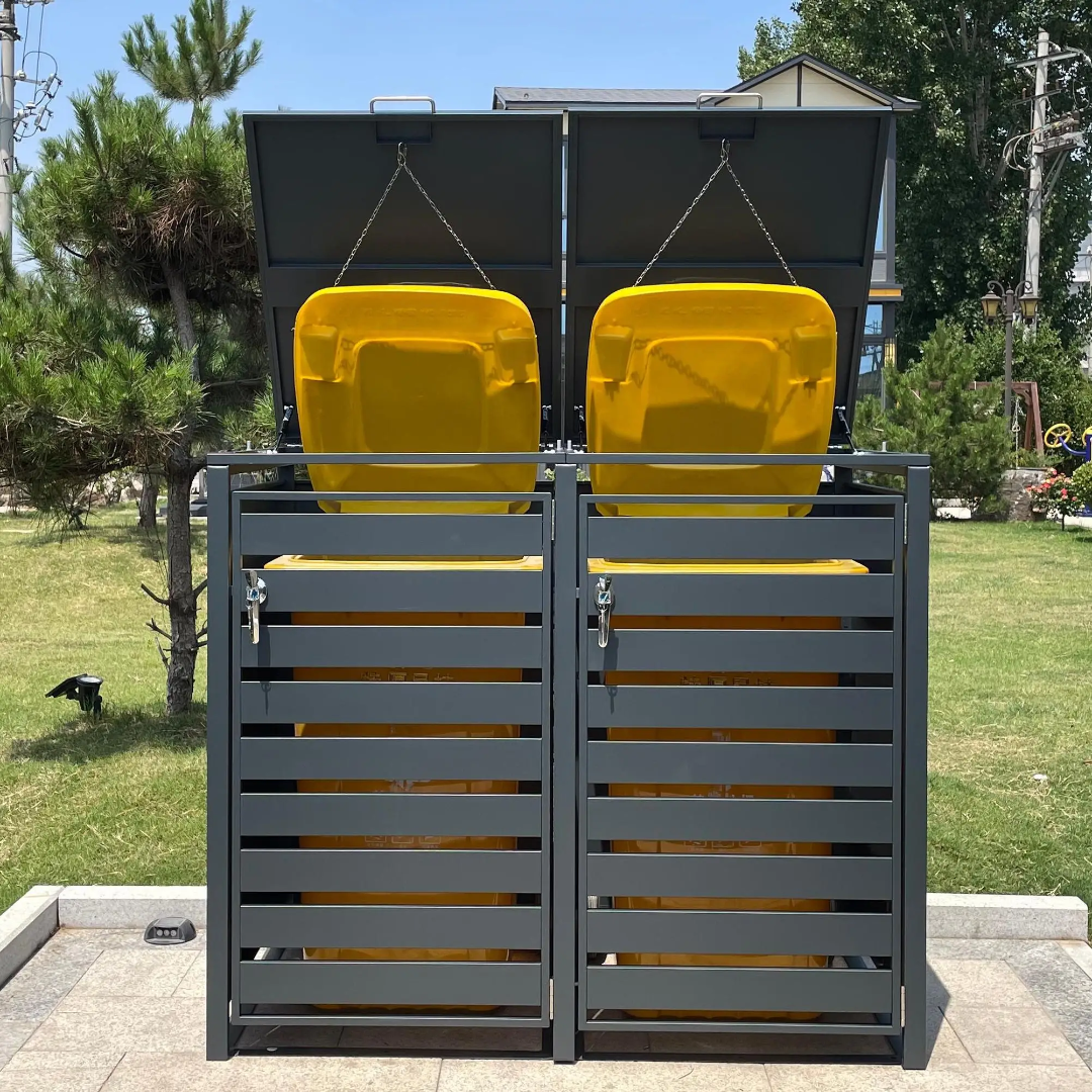 Two-Door Outdoor Bin Cover
